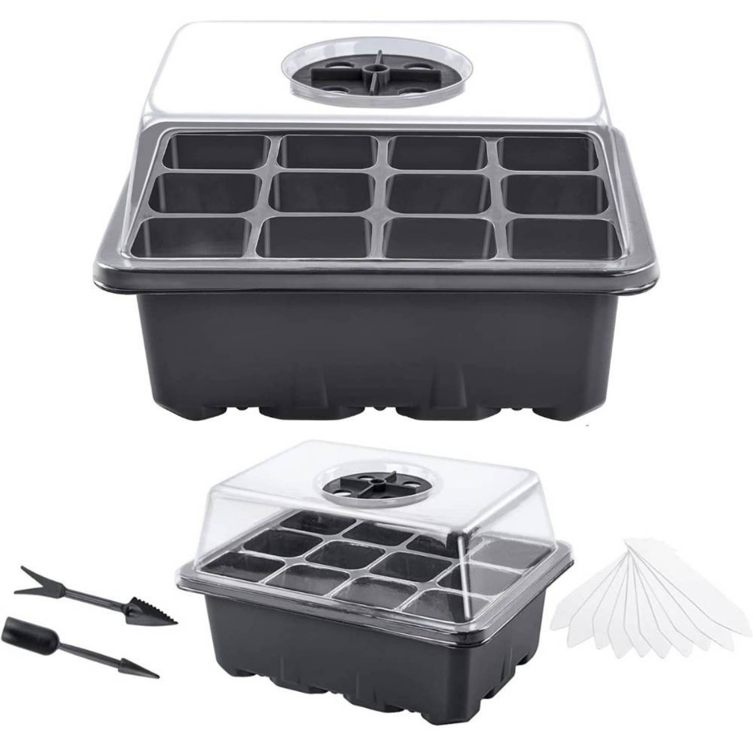 Seed Starter Trays with Humidity Domes, Pack of 5: image 2