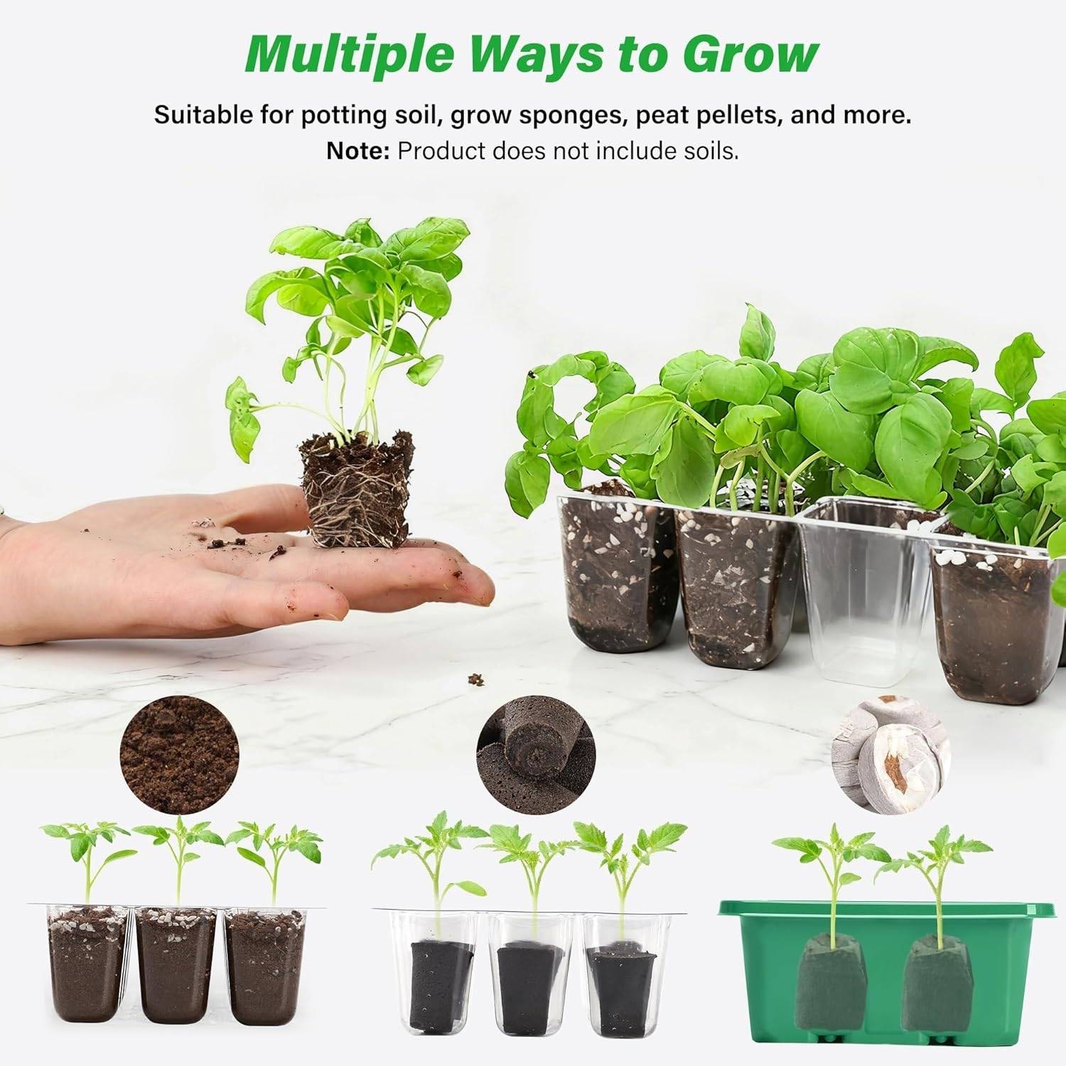 Seed Starter Trays with Humidity Domes, Pack of 5: image 10