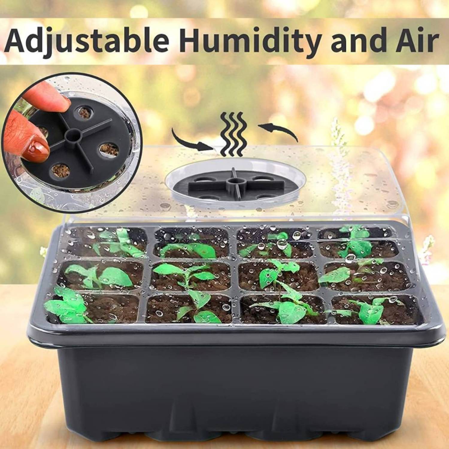 Seed Starter Trays with Humidity Domes, Pack of 5: image 12
