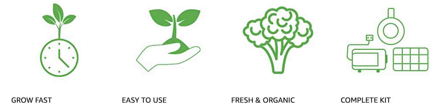 Hydroponic Planter, 11 Cup Home System: image 9